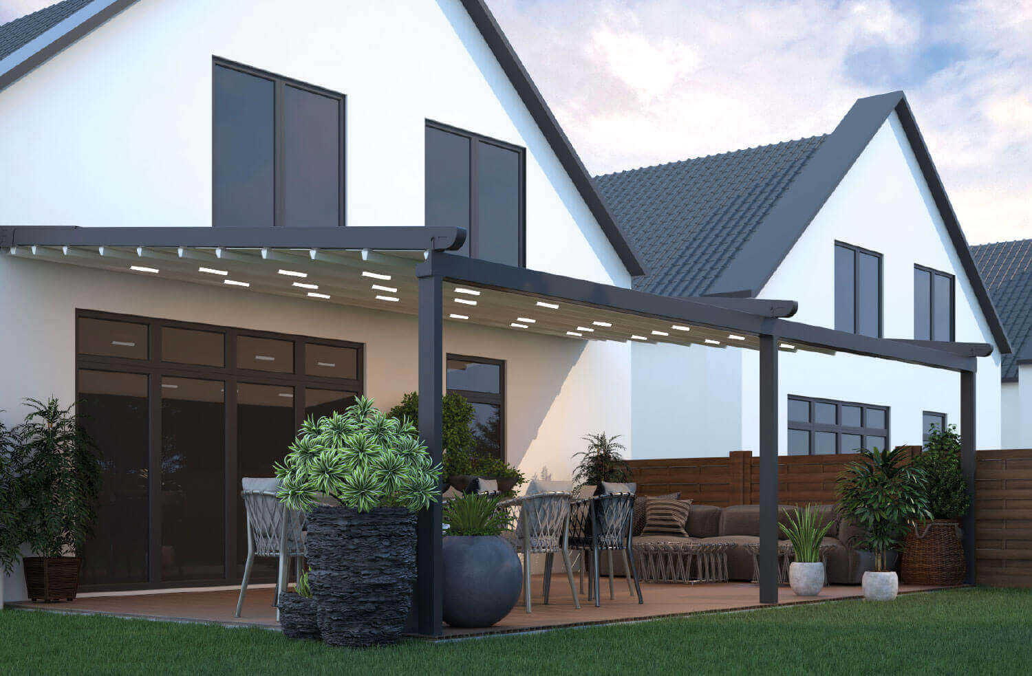 aluminium veranda voor aan huis