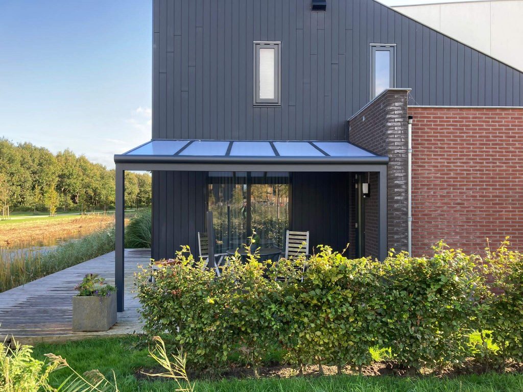 aluminium veranda voor in uw achtertuin