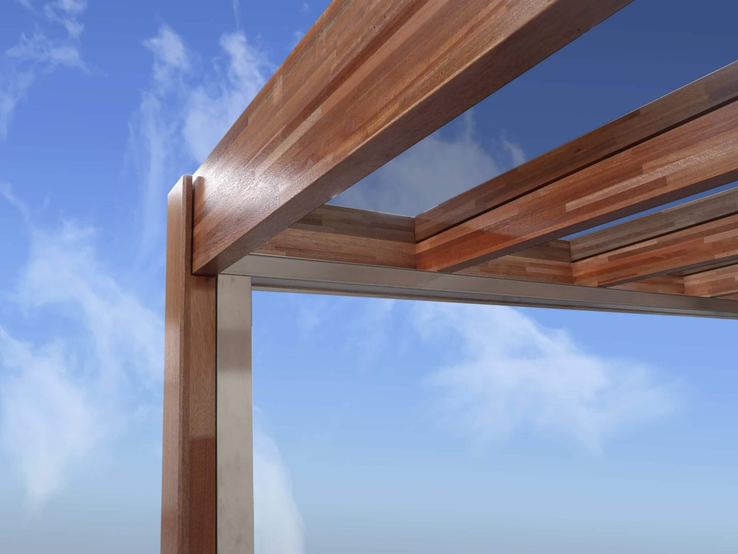 houten overkapping in friesland