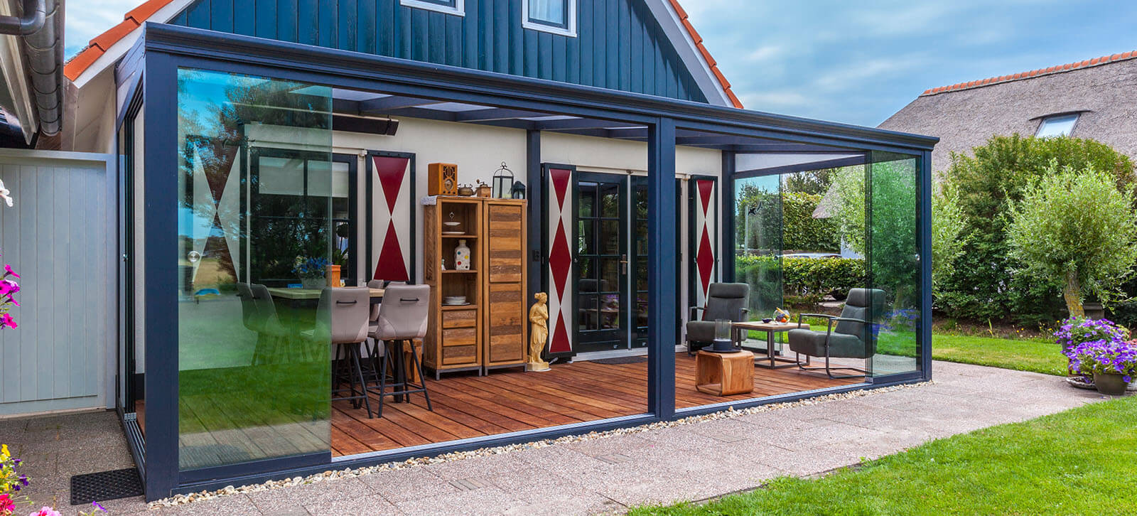 glazen schuifwand in noord brabant