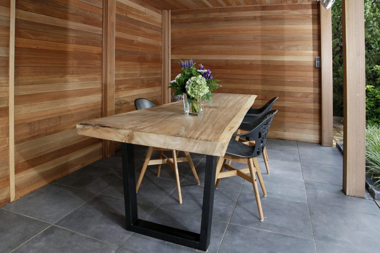 houten overkapping in Breda