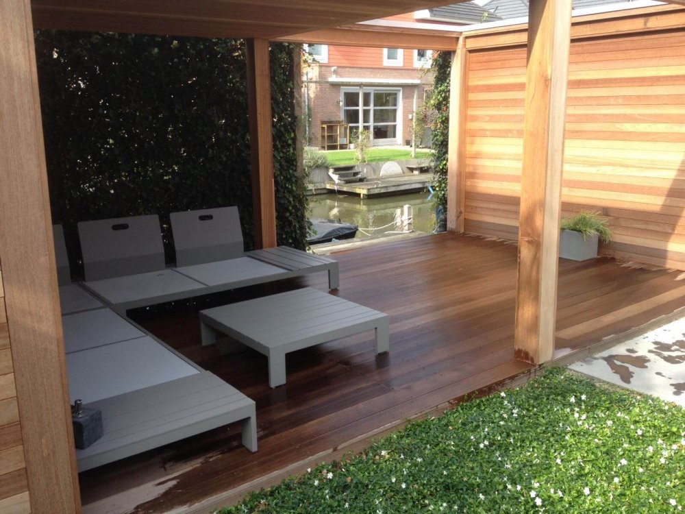 houten veranda voor uw huis