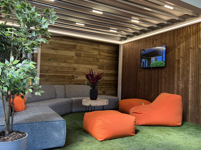 Lamellen overkapping Den Bosch